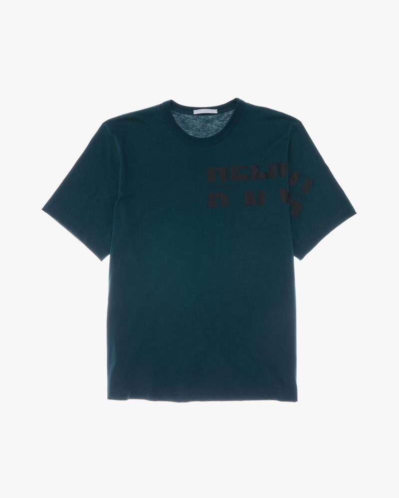 Helmut Lang Mens Micro-Mix Tee - Neptune