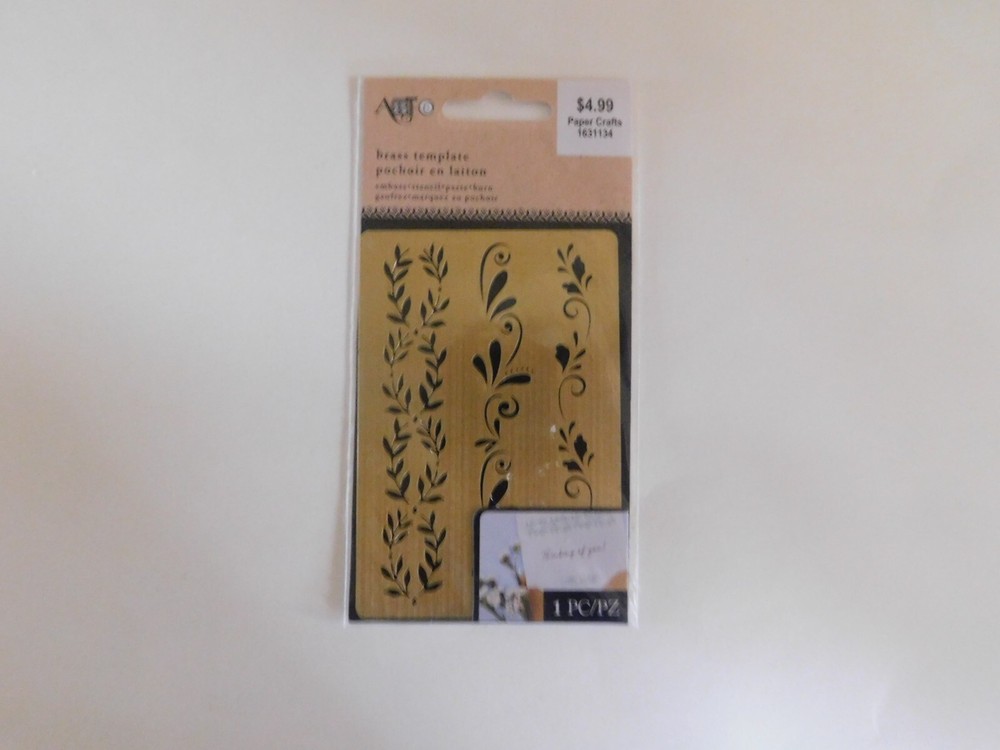 Art Brass Template Floral