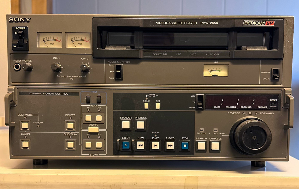 SONY PVW-2650 BETA SP (works great)