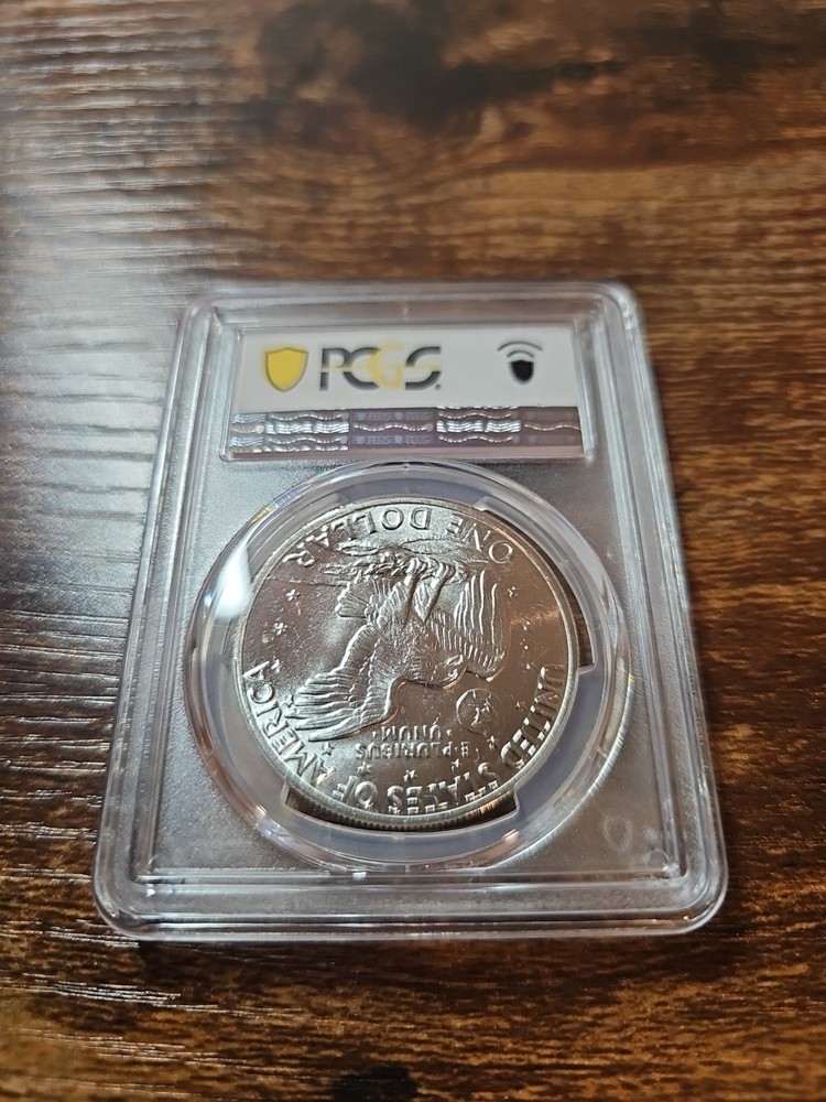 1971-S $1 PCGS MS65 MS 65 Eisenhower "Ike" Silver Dollar 40%
