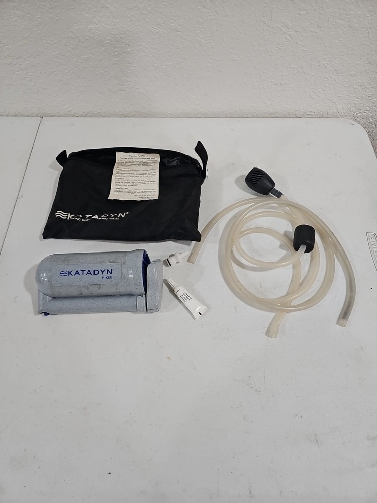 Katadyn Microfilter Survival Backpack Water Filtration Portable  Untested