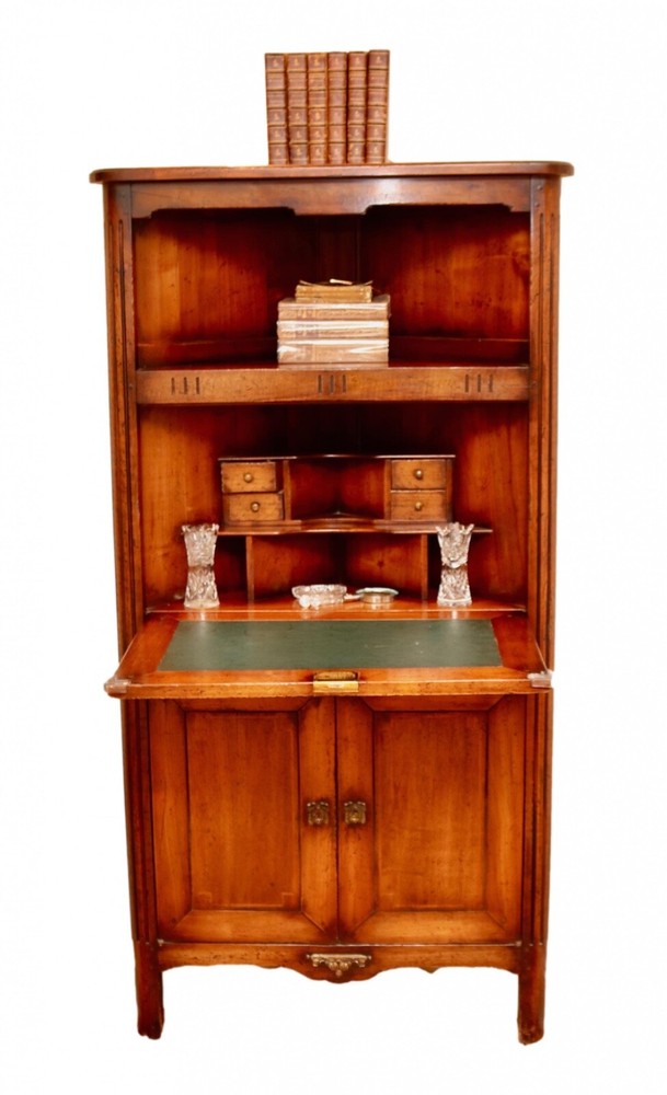 Antique Tall Corner Secretary Desk