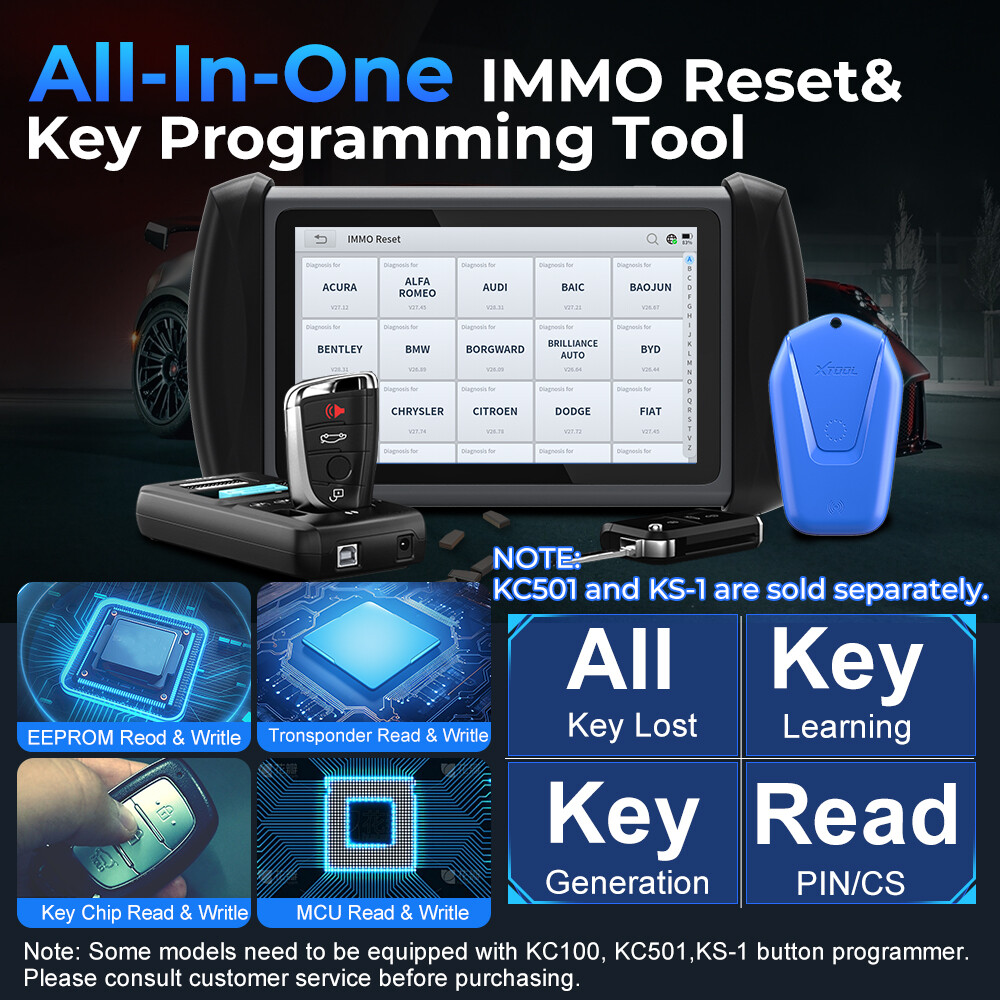 XTOOL IP616 Bi-directinal OBD2 Scanner All System Diagnostic Tool Key Programmer