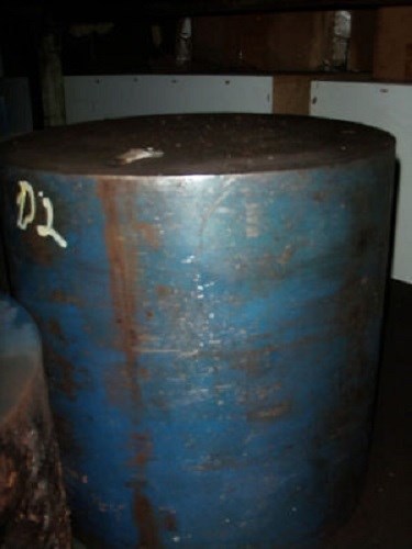 D-2 TOOL STEEL SOLID ROUND  10-5/8" diam x 10-5/8" long