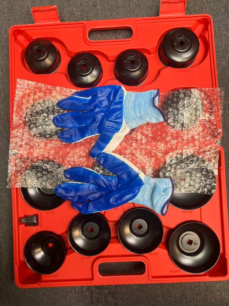 Oil Filter Socket Set Cup Socket Tool Set 14 PCS Oil Filter Cap Wrench