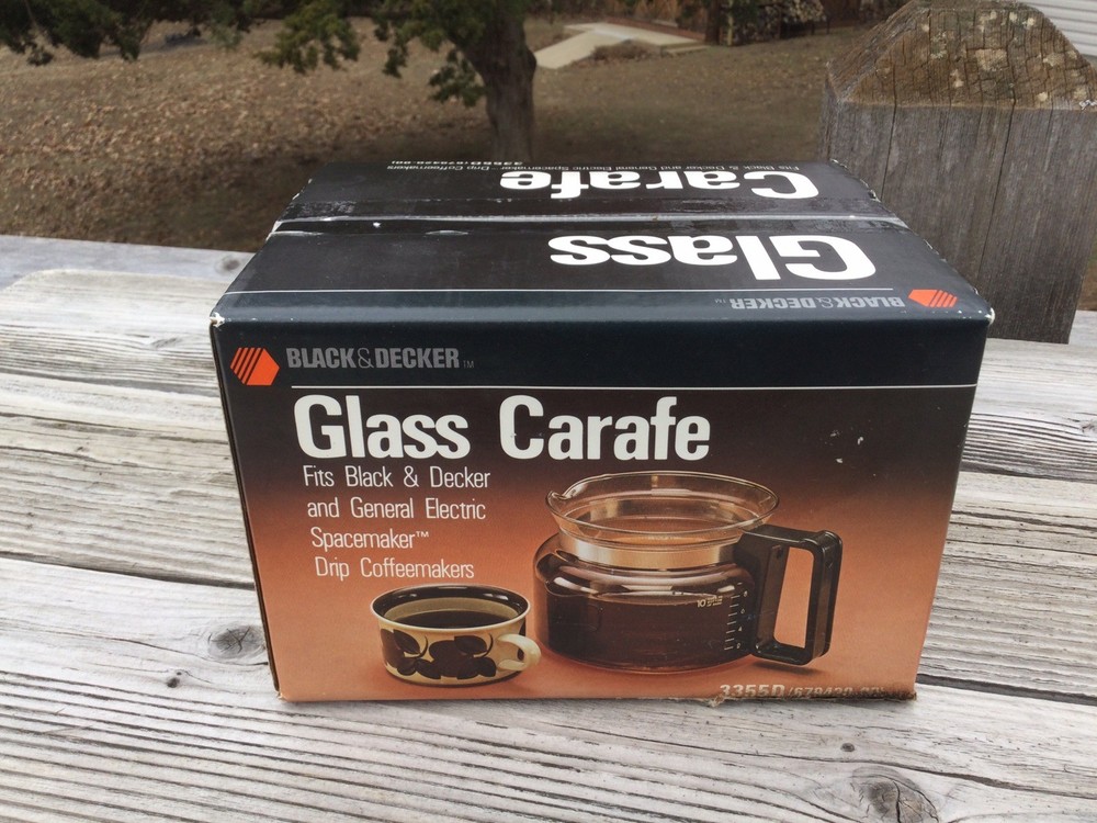 Vintage Black & Decker 3355D 10 Cup Replacement Glass Carafe Spacemaker