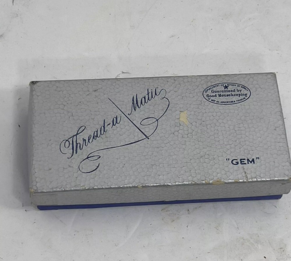 VTG Thread-a Matic "GEM" Sewing Automatic Needle Threader In Box