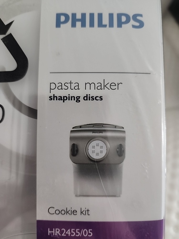 Philips Pasta Maker Shaping Discs Cookie Kit HR2455/05 *NEW IN BOX*