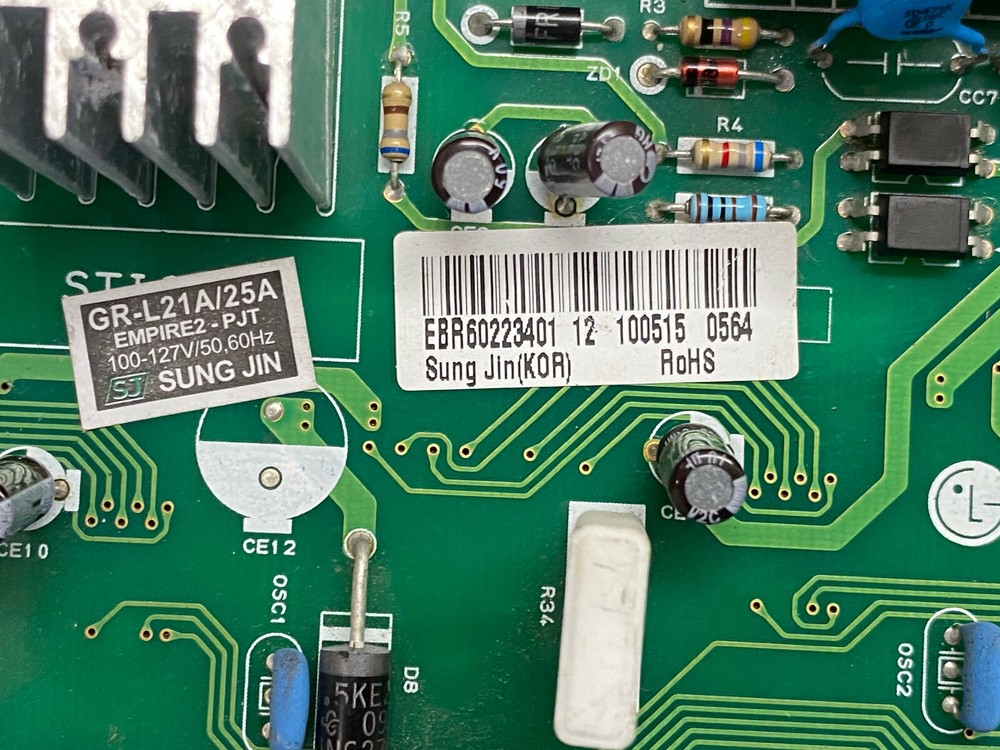 LG Refrigerator PCB Assembly EBR60223401