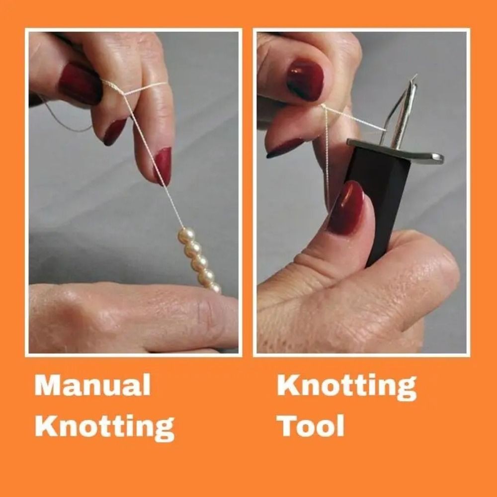 Beading Knotting Tool Stringing Scattered Loose Beads Beaded Thread Knotter