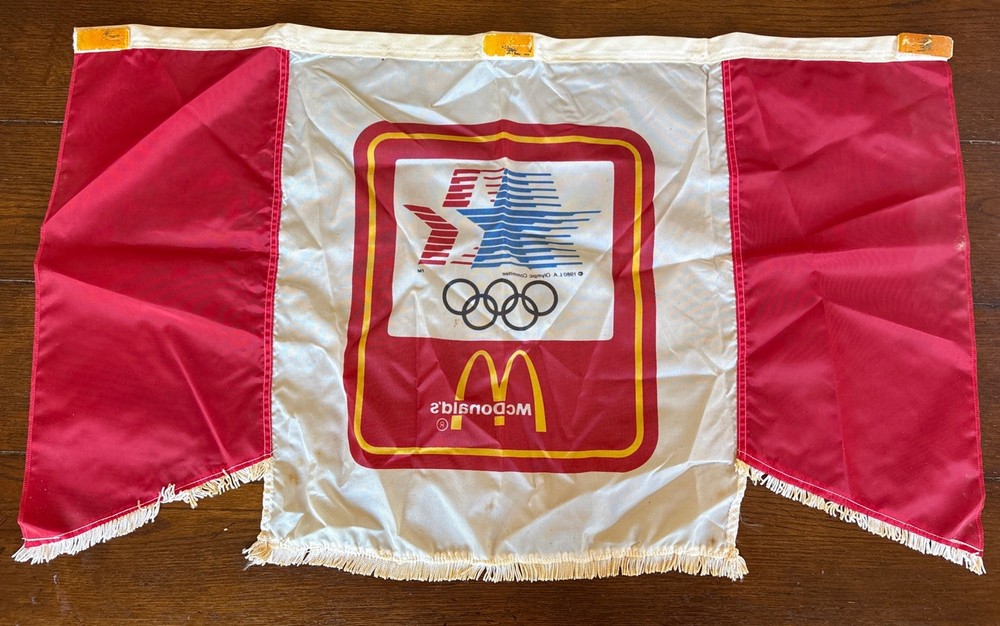 McDonald's 1980 Olympic Committee Banner
