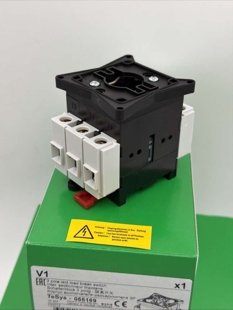 SCHNEIDER V1 TESYS 055169 LOAD BREAK SWITCH 3 POLE ISOLATOR