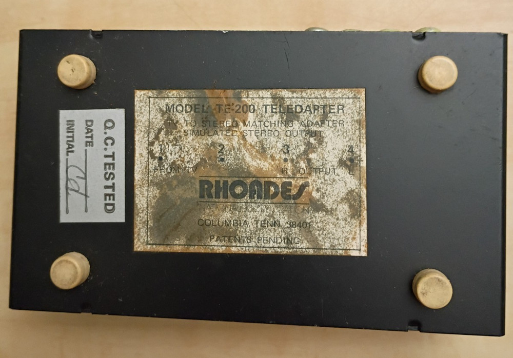 Teledapter - Model TE 200 - Made by Rhoades - Not Tested