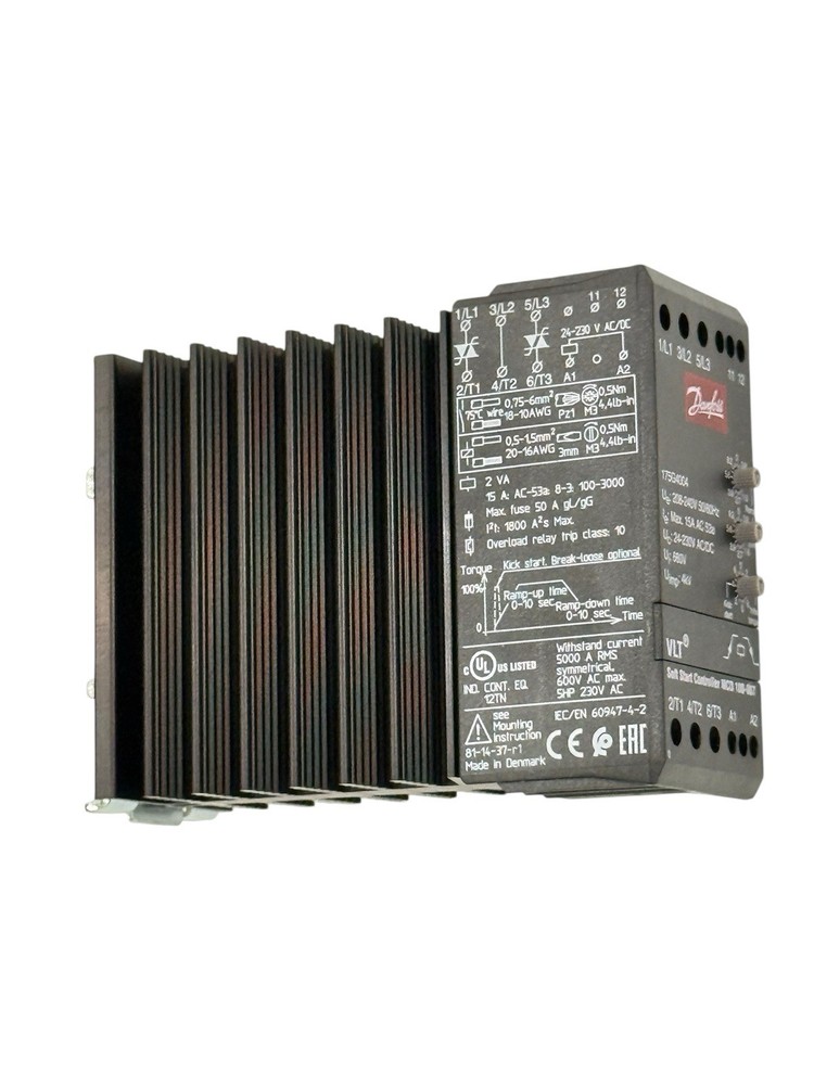 DANFOSS 175G4004 SOFT STARTER CONTROLLER MCD 100-007