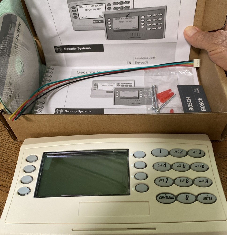 Bosch D1260 LCD Text Keypad Security Controller.