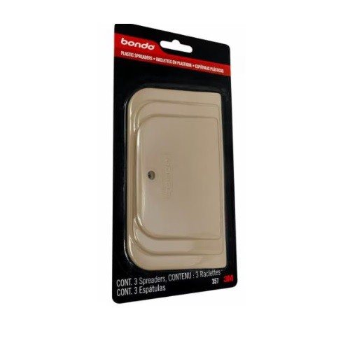 Bondo Spreader 3-Pack, 00357, 3 Sizes Per Pack