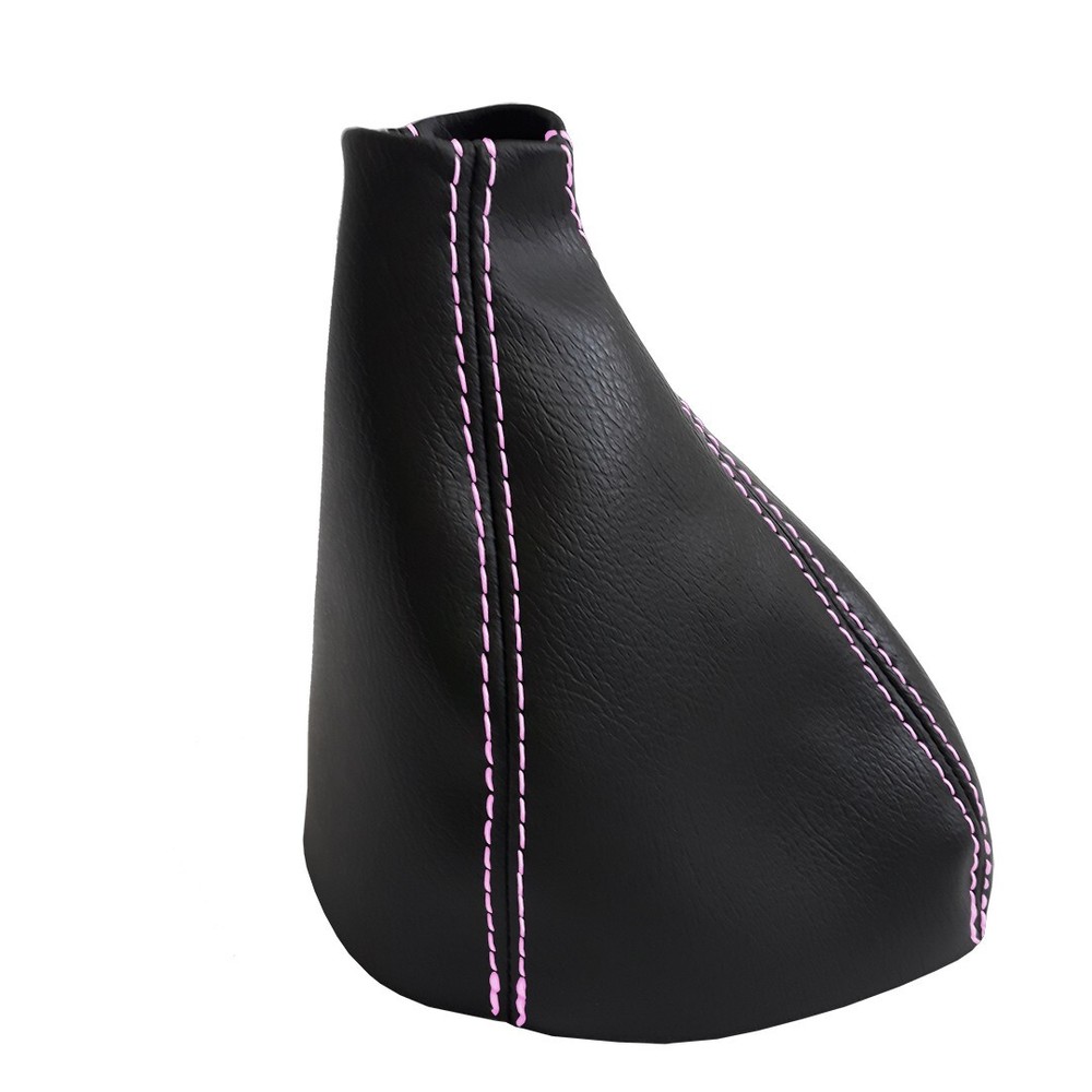 Fits 05-10 Hummer H3 Synthetic Leather Automatic Shift Boot Black Pink Stitch