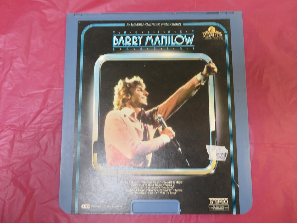 Barry Manilow: The First Special (RCA SelectaVision VideoDiscs ,1983) CED