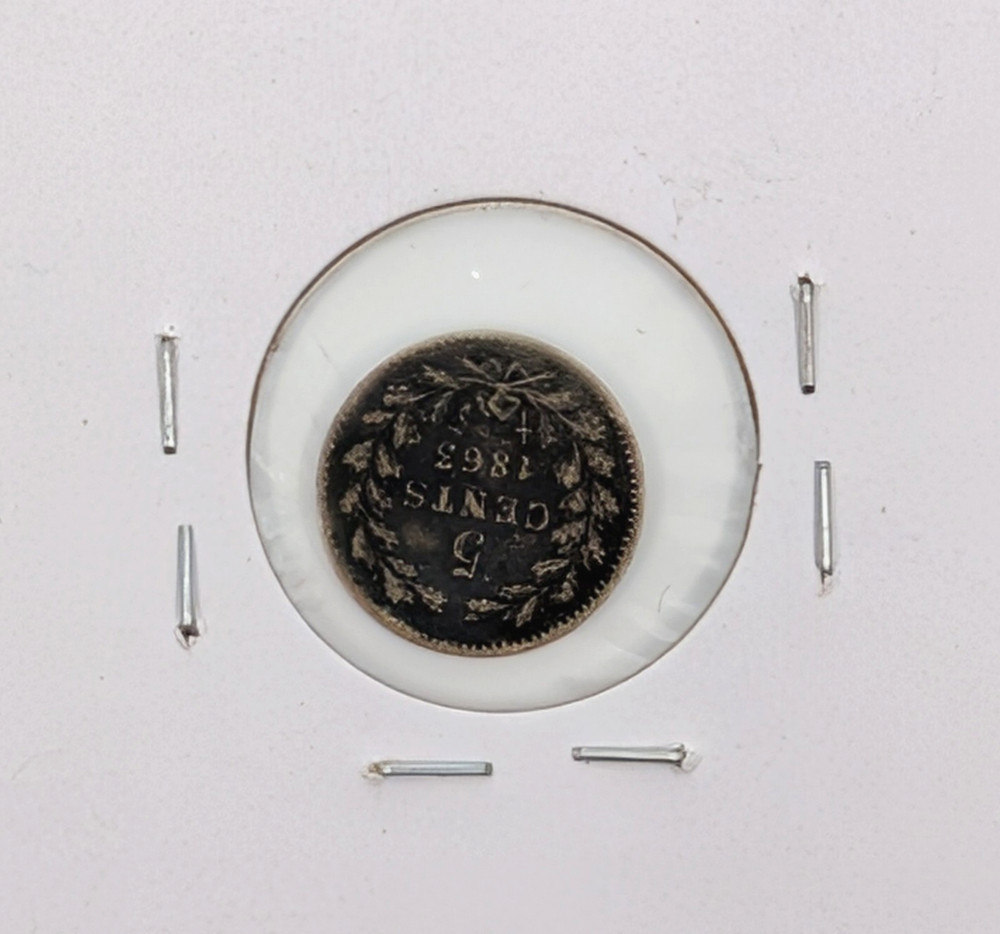 1863- Netherlands 5 Cents KM#91