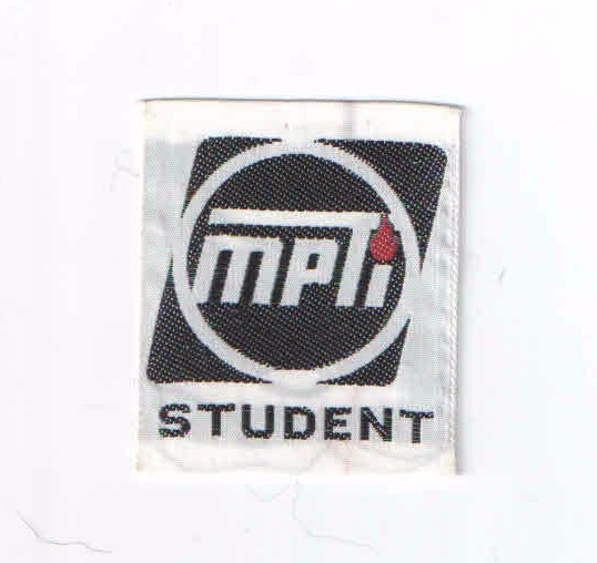 Vintage MPTI Student Flame Patch