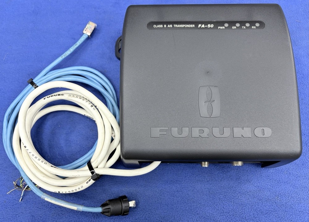 Furuno FA-50 Class B AIS Transceiver Module- Clear MMSI, Latest Software Updated