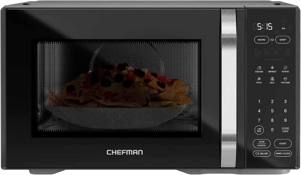 Chefman RJ55-MF MicroCrisp Countertop Digital Microwave Oven (Open Box)