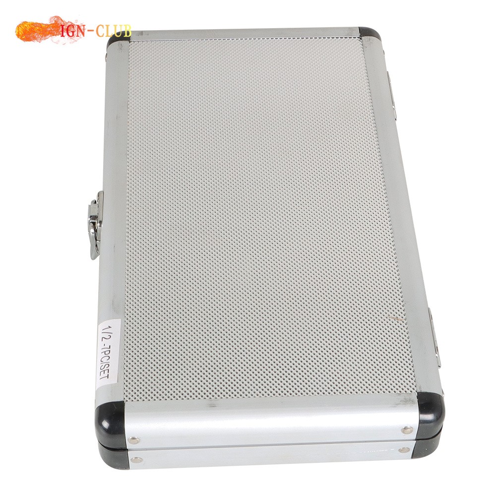 7Pcs Carbide Indexable Turning Tool 1/2" Lathe Tool Bit Thread Insert Holder Kit