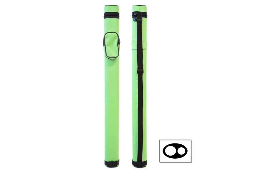 Delta MACARON 1x1 Hard Pool Cue Case Green.