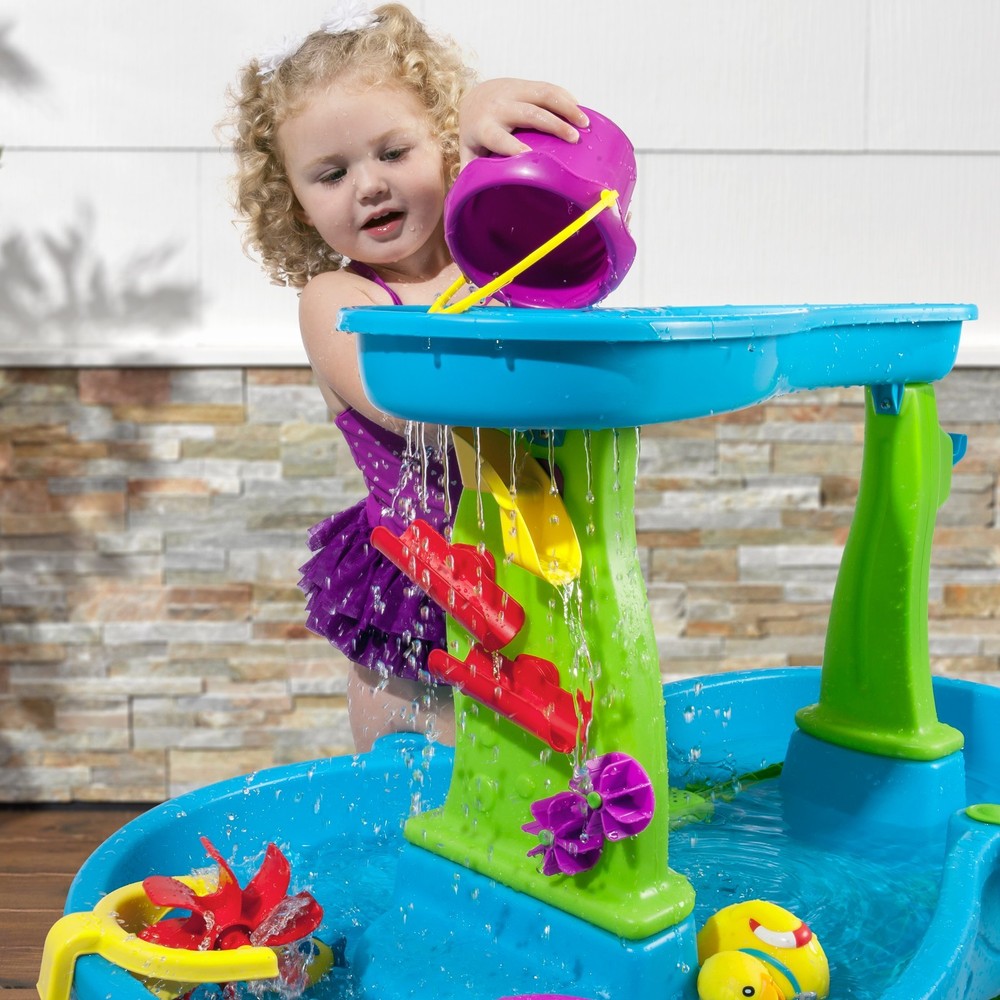 Step2 Rain Showers Splash Pond Water Table with Waterfall Tray