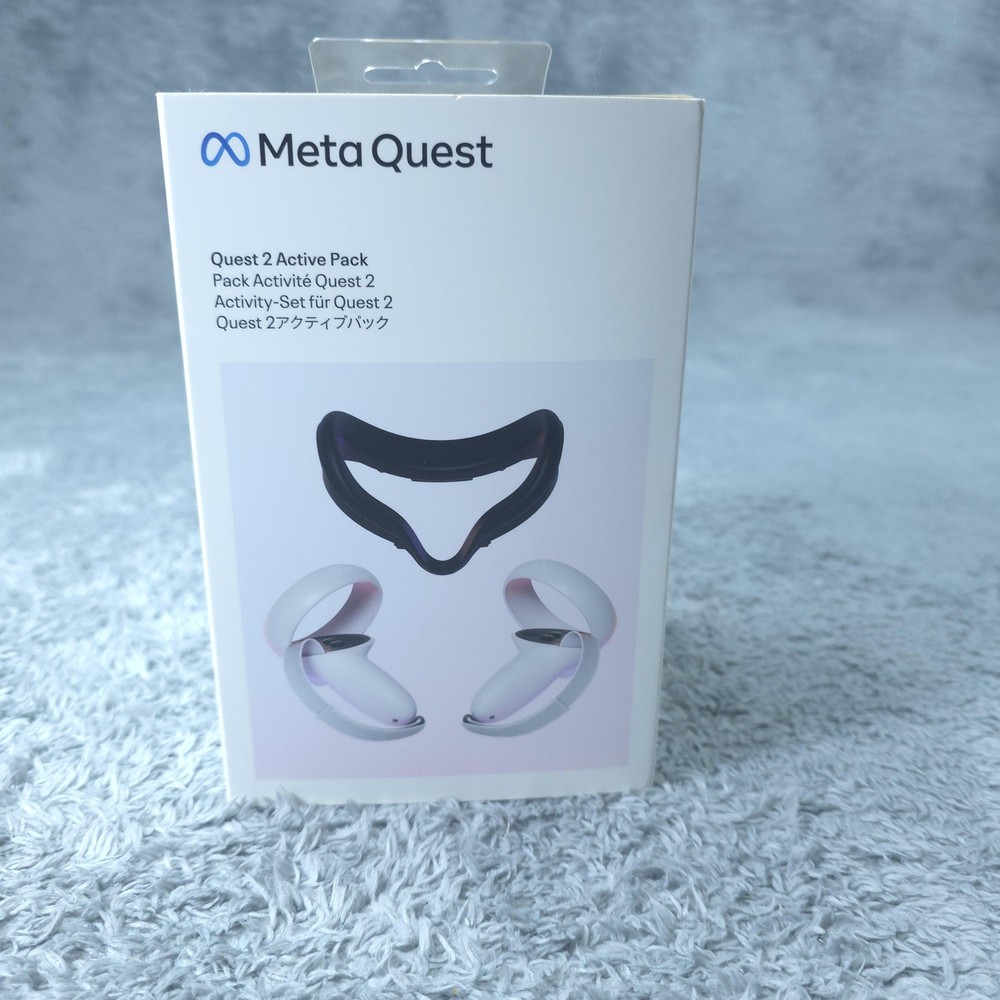 Meta Quest 2 Active Pack Wipeable Facial Interface Wrist & Knuckle Straps Oculus