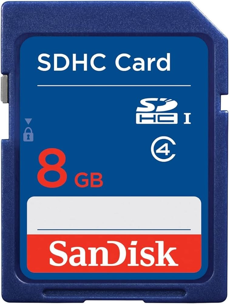 SanDisk Class 4 8GB Memory Card SD SDHC Card