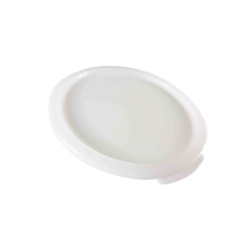 Thunder Group 1 Qt White Polypropylene Round Food Storage Container Lid