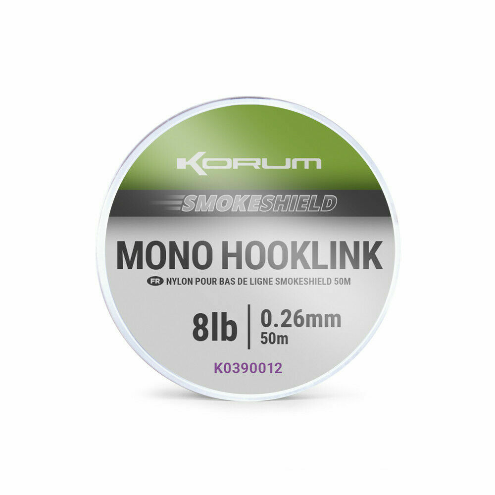 Korum Smokeshield Mono - All Breaking Strains Available