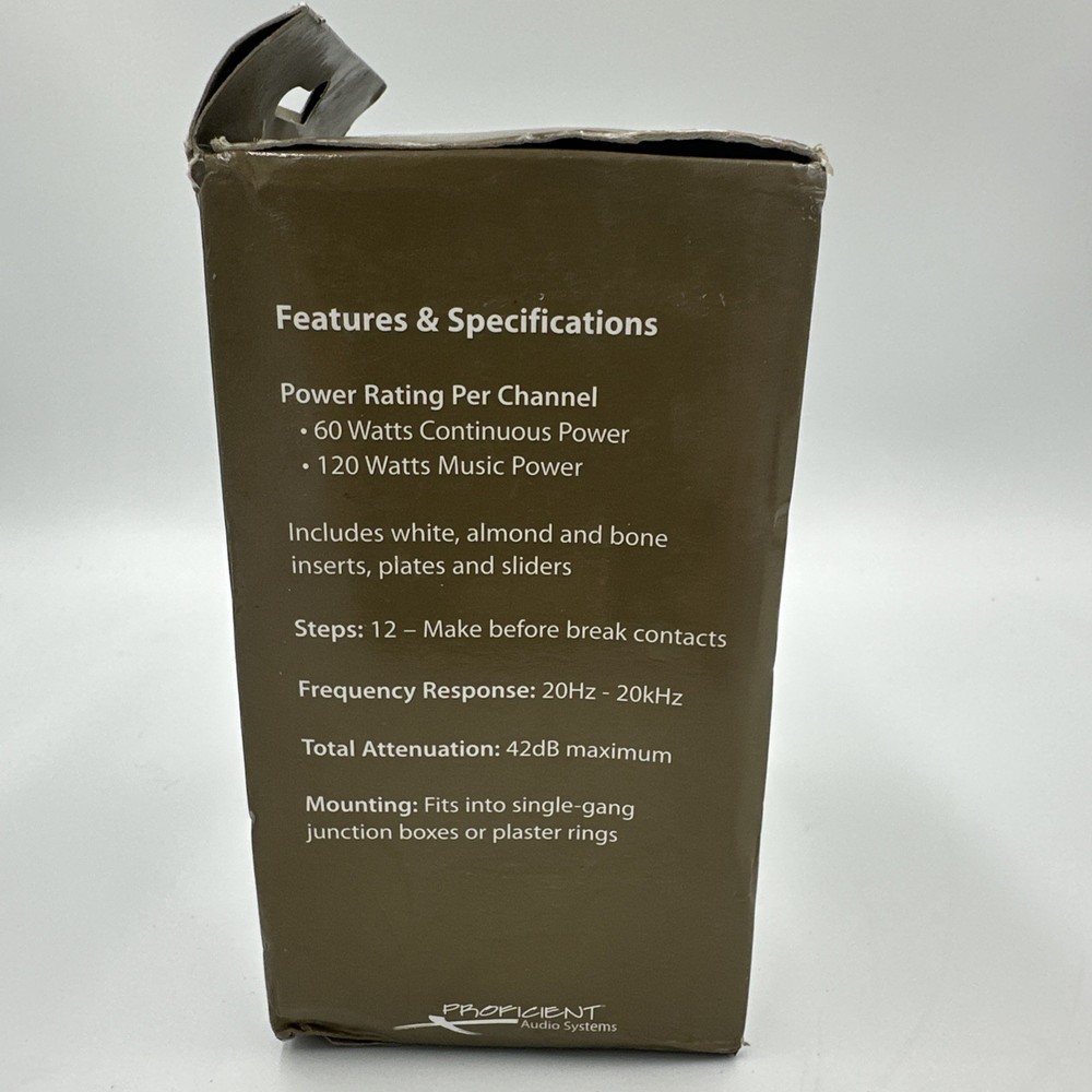 Proficient Audio Systems VC60SL Slider Volume Control