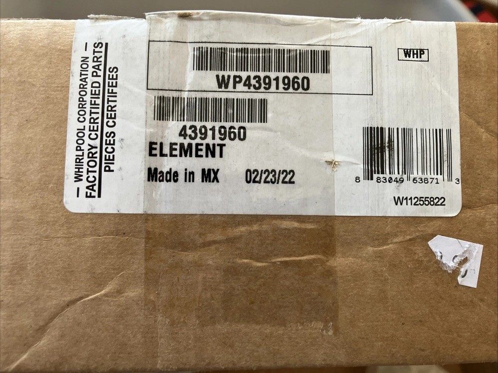WP4391960 Dryer Genuine Heating Element