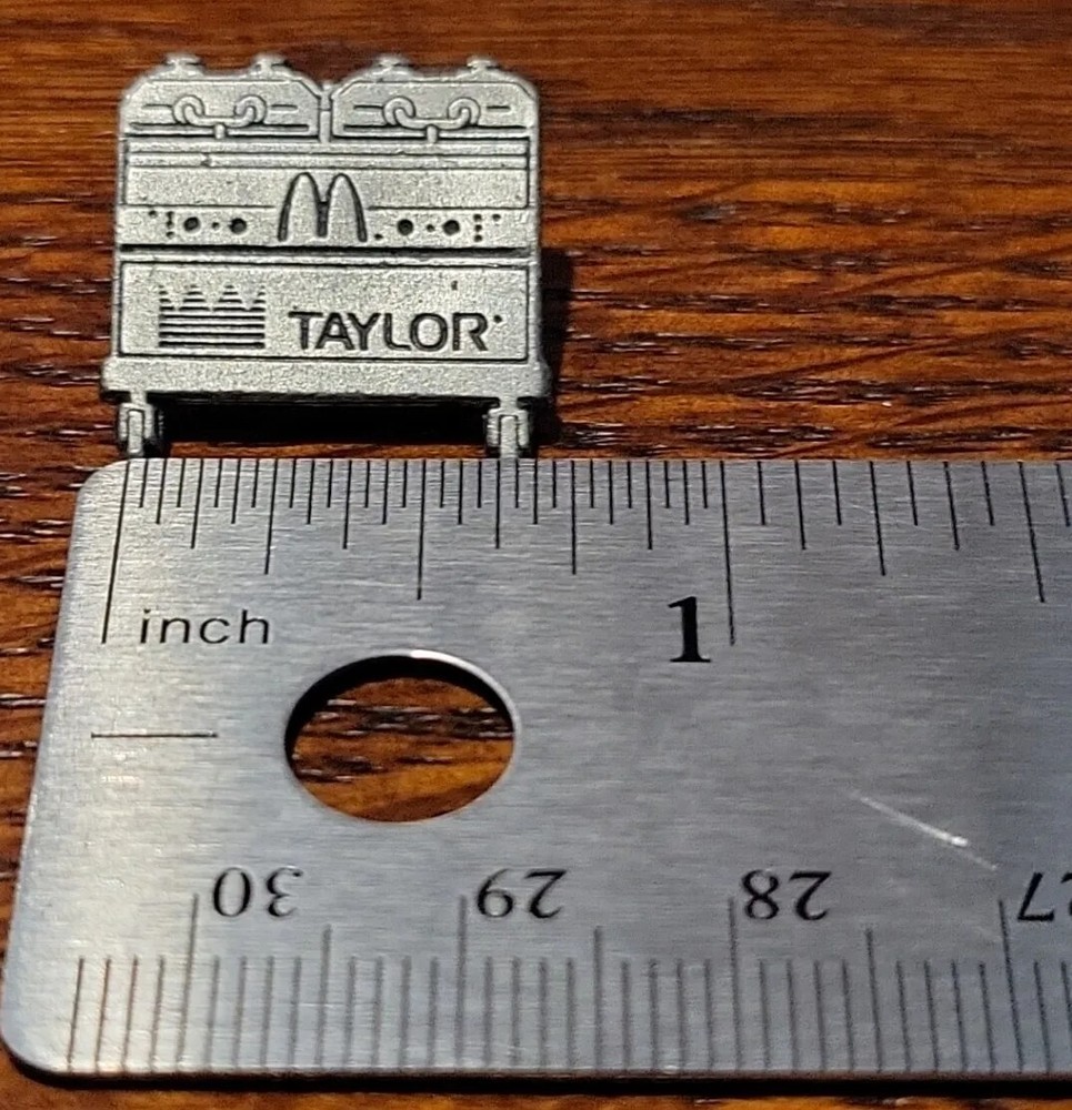Vintage McDonald's Taylor Dairy Lapel Pin
