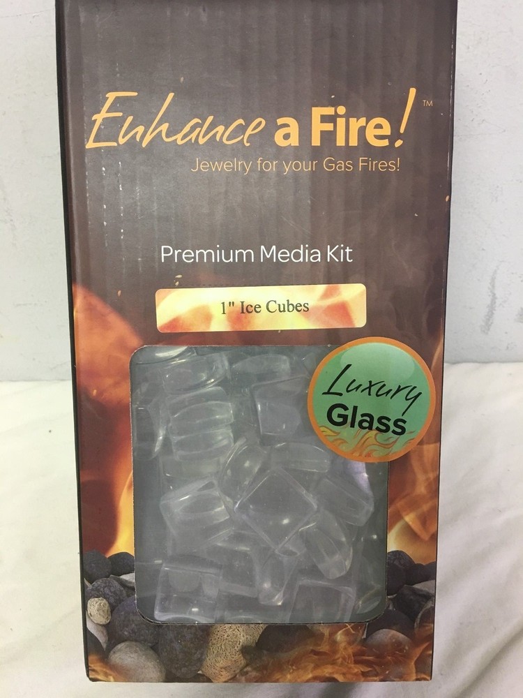Enhance A Fire LGPS 1" Glass Ice Cubes