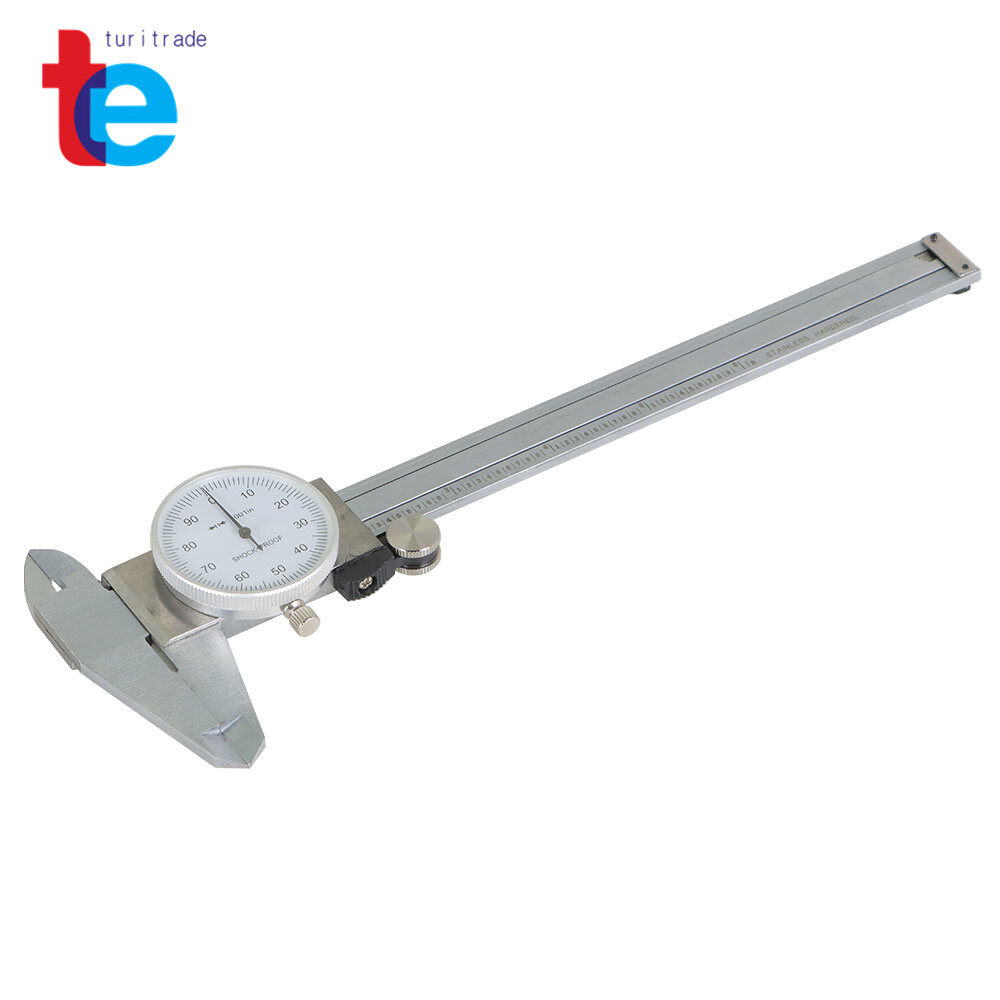 6" Utility Dial Caliper, 0.001" Resolution With Slide Lock, Including Case