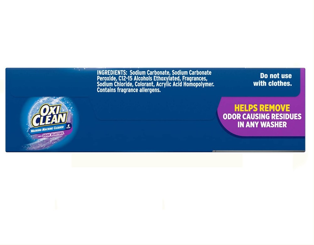OxiClean Washing Machine Cleaner, 4 Count