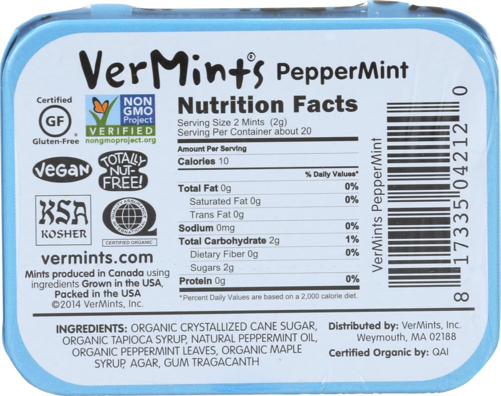 Peppermint Breathmints, 1 Pack 6 Count