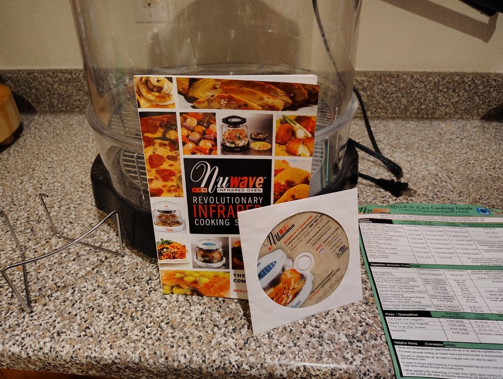 NuWave Pro Infrared Oven with Digital Controls, Cooking Guide & Extender Ring