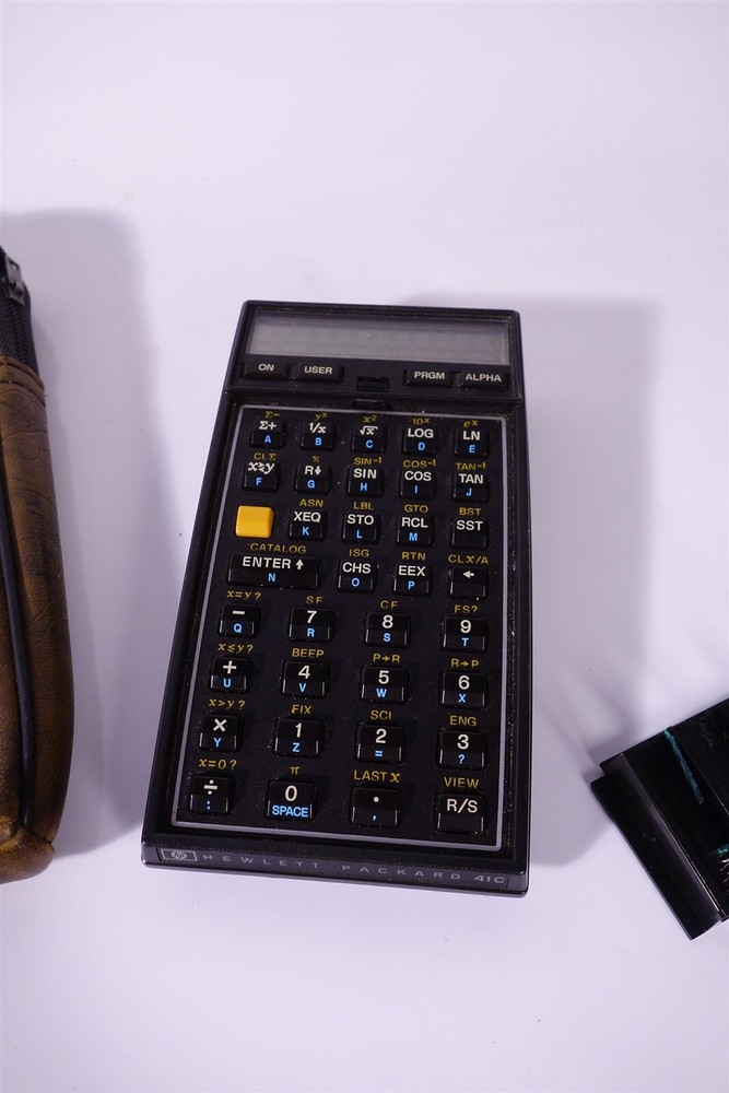 vintage Hewlett Packard HP-41C calculator + manuals / Accessories