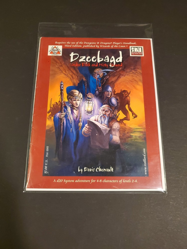 Dzeebagd : Under Dark and Misty Ground ☆ D&D ☆ D20 ☆ Authentic ☆