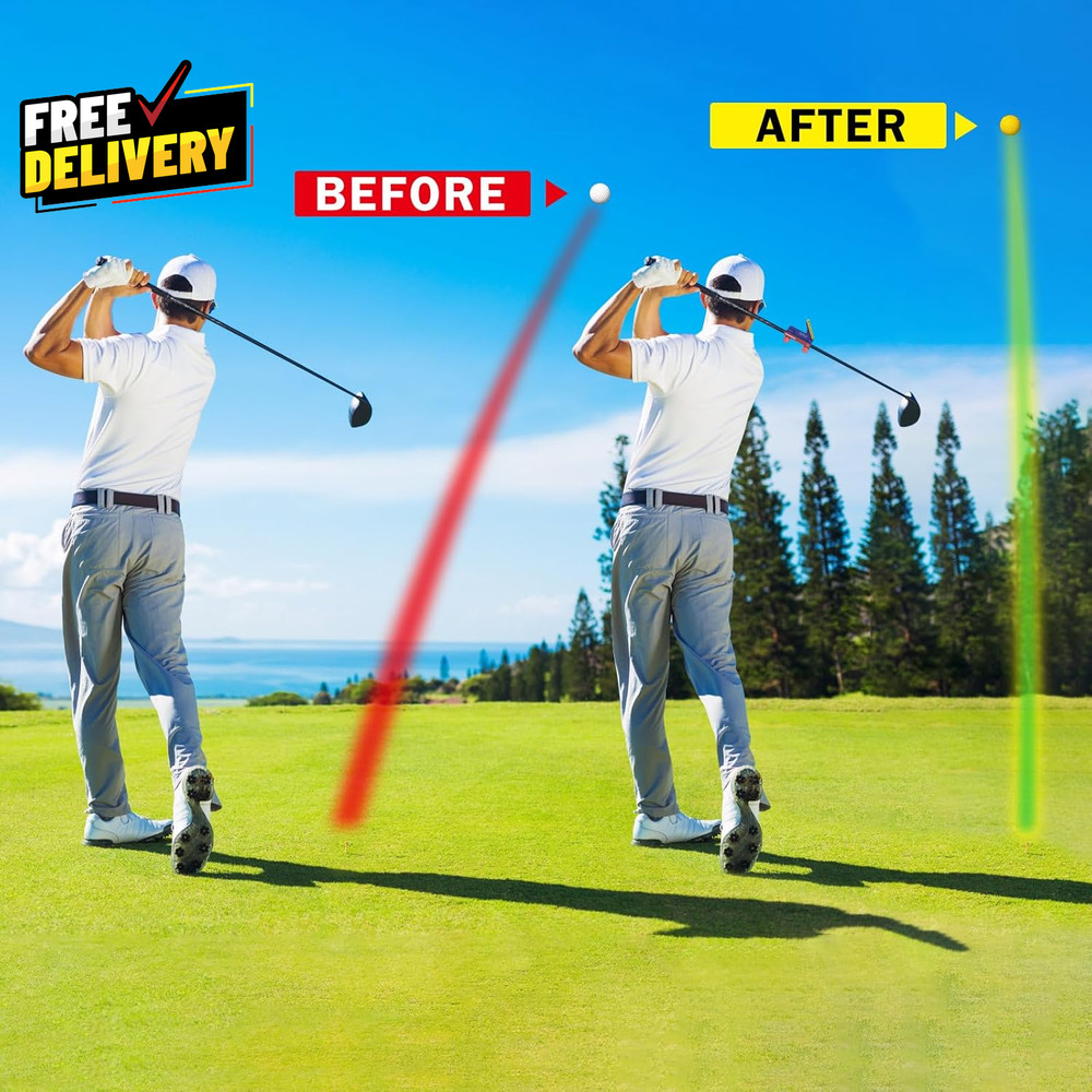 Golf Swing Trainer Swing Training Aid Direction Guides Improve Swing Accuracy