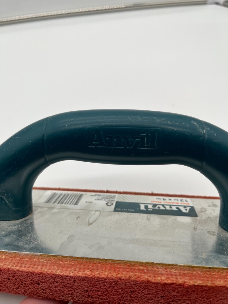 Rubber Concrete Float Anvil 12x4 In. NEW