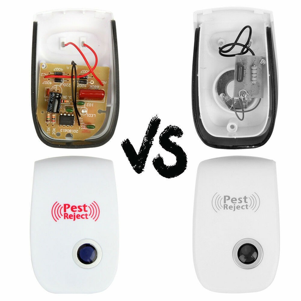 Electronic Pest Reject Control Ultrasonic Repeller Home Bug Rat Spider Roaches