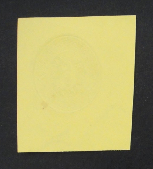 US Official Envelope UO12 6c 1874-79 Post Office Dept. Black on Lemon