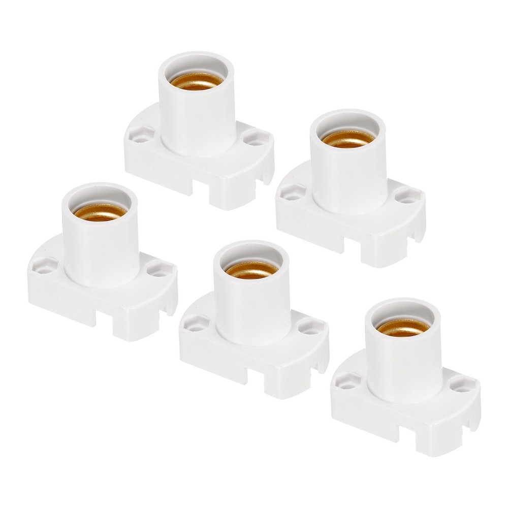 5PCS White E12 Mini Bulb Holder Beads Lamp Bases Socket
