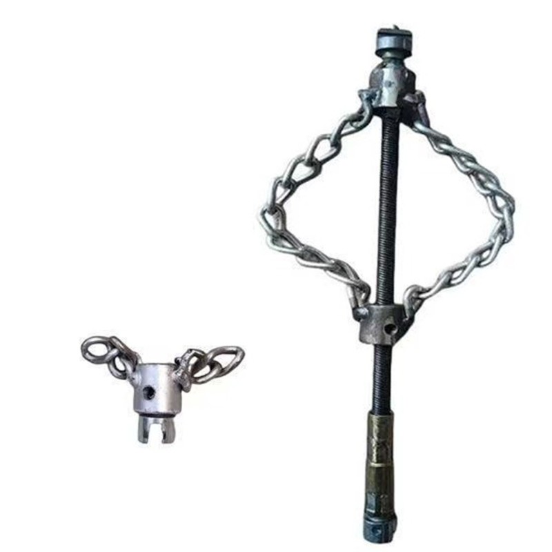Flexible Shaft PVC Pipe Dredging Chain For Easy Bending In Complex Drainage