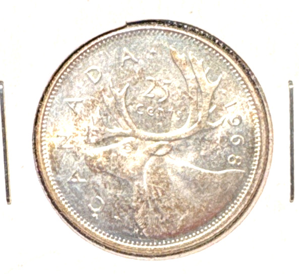 Canada 1968 Quarter KM 62a Choice BU